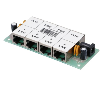 Akcesoria sieciowe ExtraLink 4 Portowy PoE Injector 4x 100Mb/s RJ45, Bez Obudowy